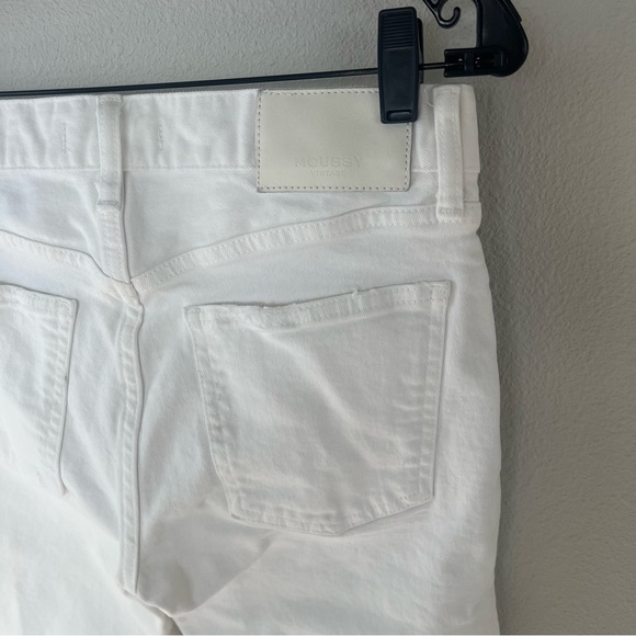 Moussy Vintage Velma Skinny Ankle Jeans White Denim Distressed Women’s 28 - Picture 10 of 12
